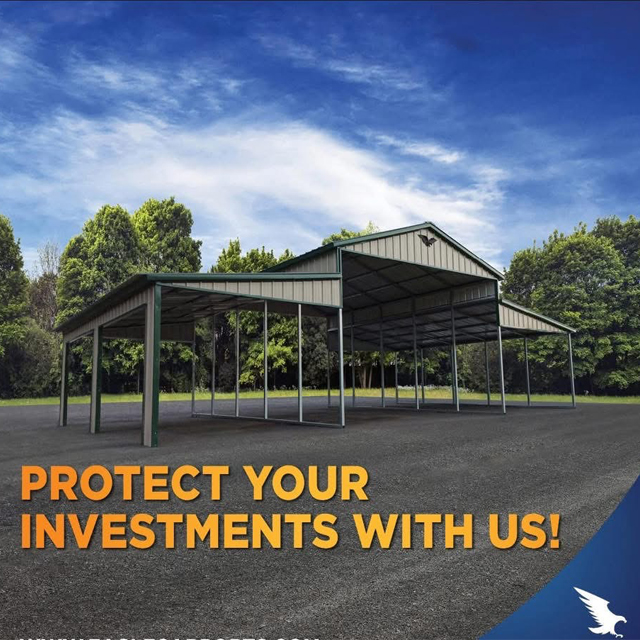 Eagle Carports metal carport for sale in Silva, Missouri